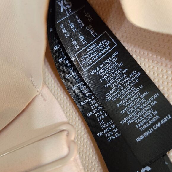 New Reebok Puremove+ High Impact Sports Bra Nude Sz XS womens Convertible Straps - Picture 6 of 7